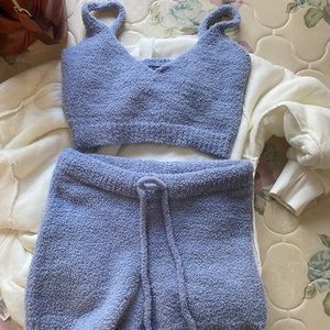 Fashion nova teddy two piece & Cardigan
